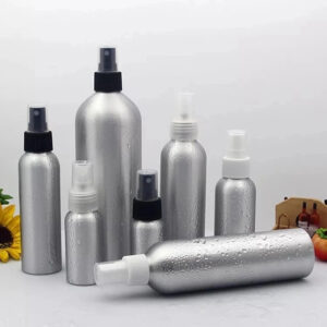 Aluminum mist spray bottles