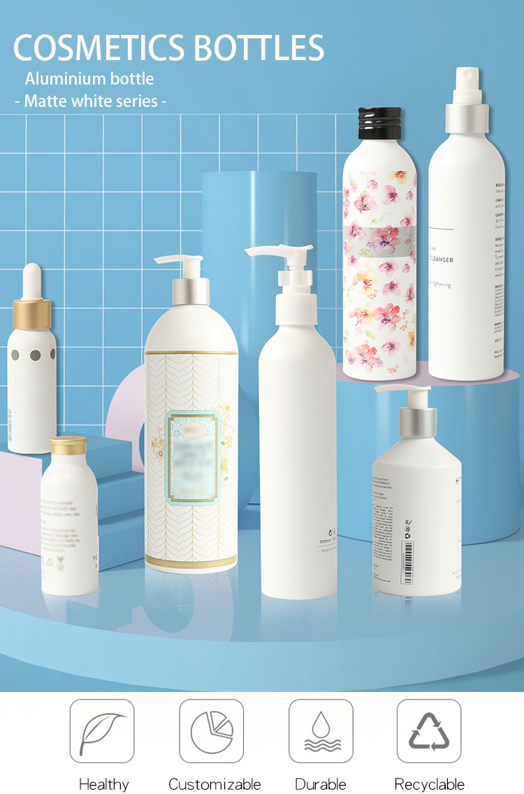 aluminum cosmetics bottles