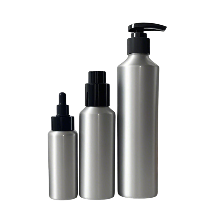 Aluminum cosmetic bottle
