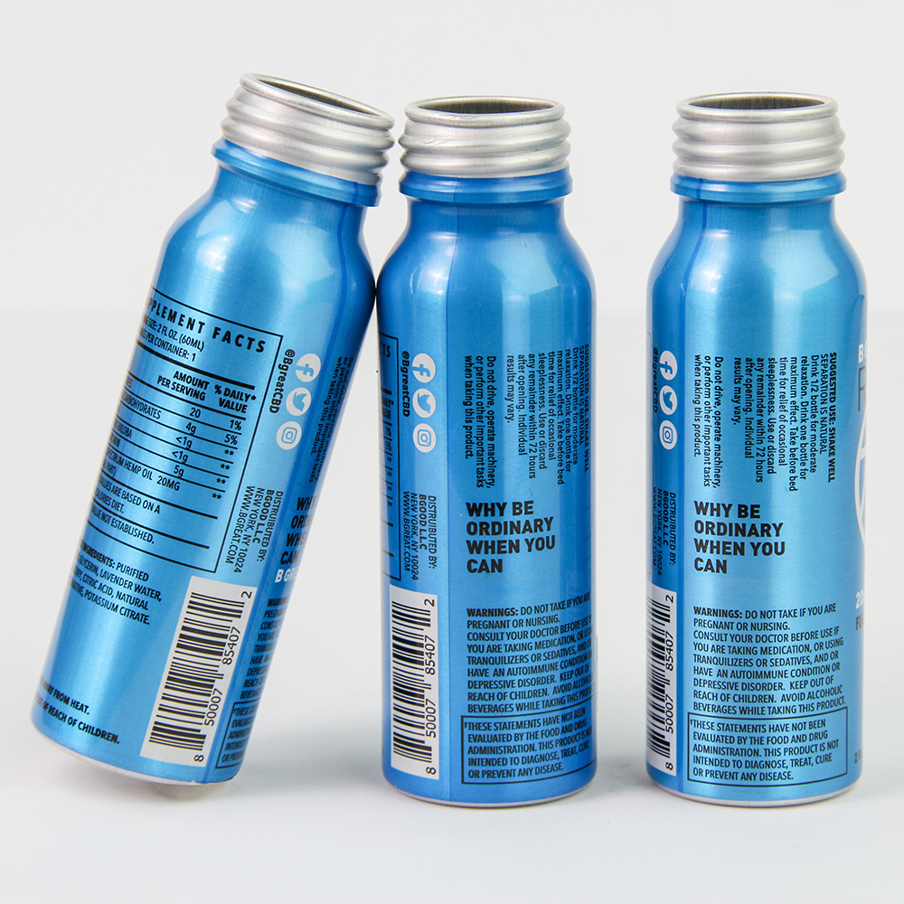 Aluminum beverage bottle