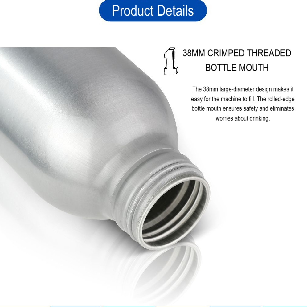 Aluminum water bottle 1