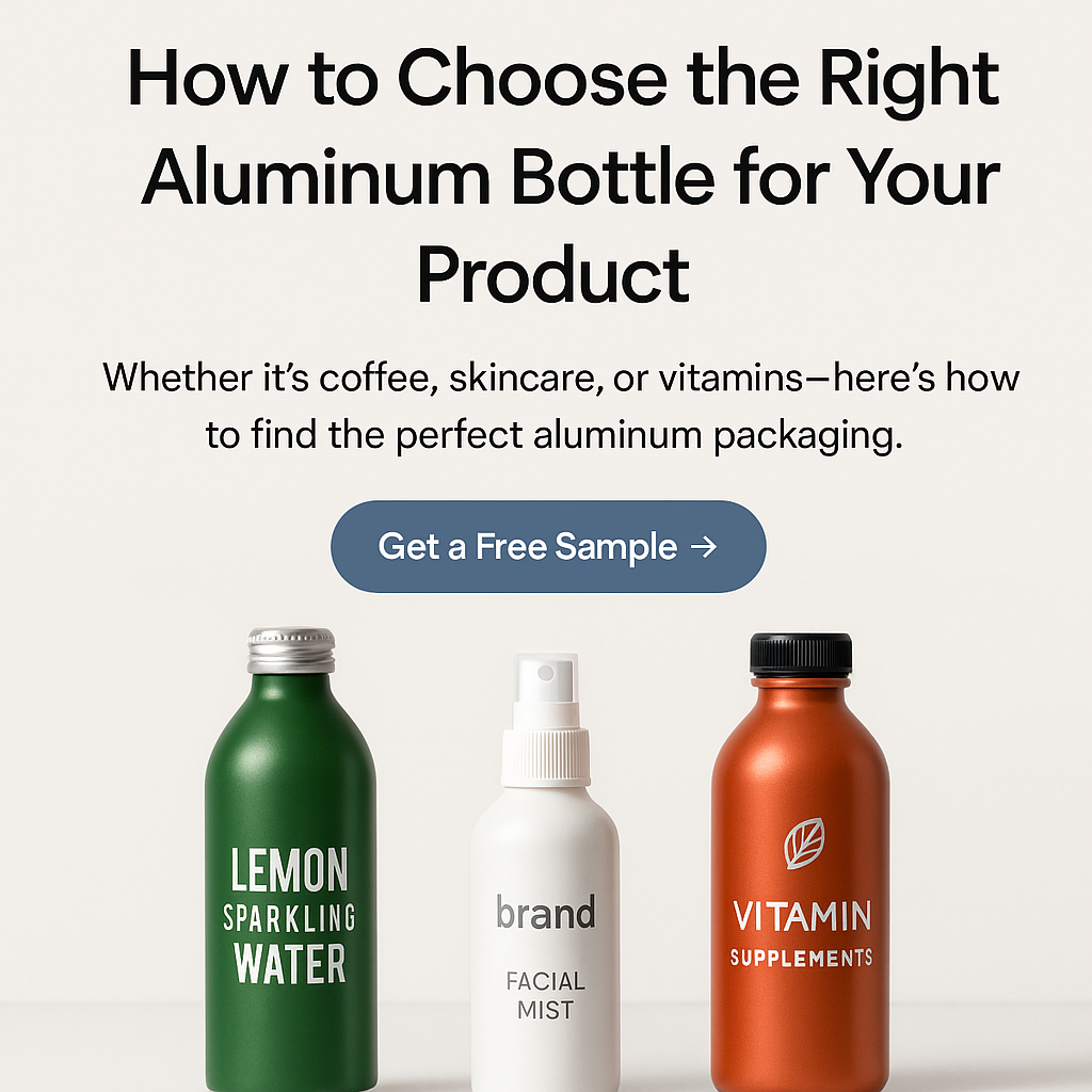 How to Choose the Right Aluminum Bottle for Your Beverage, Cosmetic, or Supplement Brand